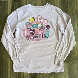 Girl Skateboards Sanrio Hello Kitty Kawaii Friends T-Shirt Size M Purple Pink